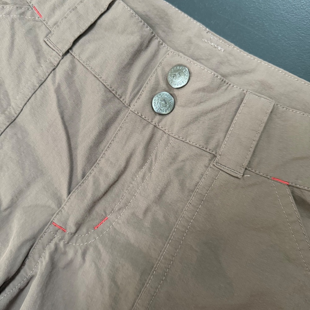 Patagonia Quandary Shorts Women 2 Brown Hiking Outdoor Utility Lightweight Gorp - Picture 7 of 16